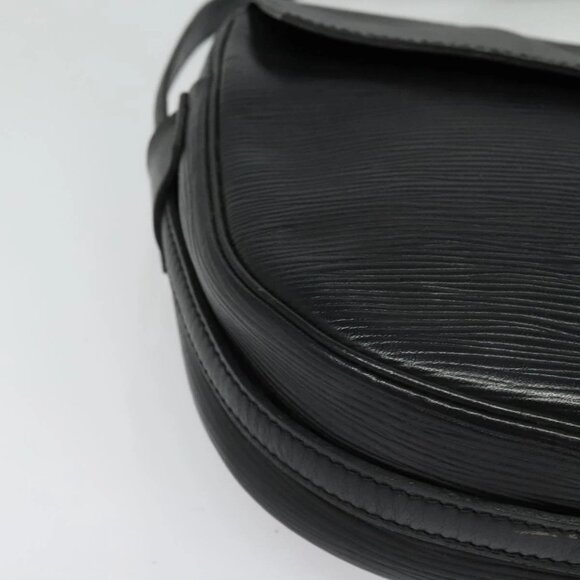 LOUIS VUITTON Epi Jeune Fille MM Shoulder Bag Black M52152 LV Auth 141082 - Picture 4 of 16
